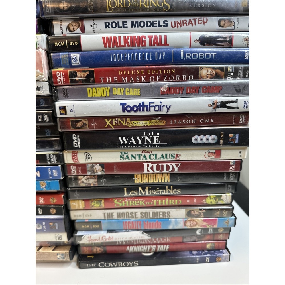 Huge DVD Movie Lot 108 Assorted Movies All Genres - Seasons - Some Sealed - Picture 3 of 9